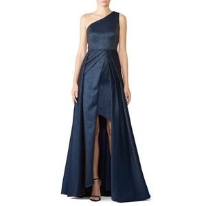 Perfect Monique Lhuillier Navy Odyssey Gown